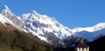 Bergon, Lamarre et col d'Iseye enneigs